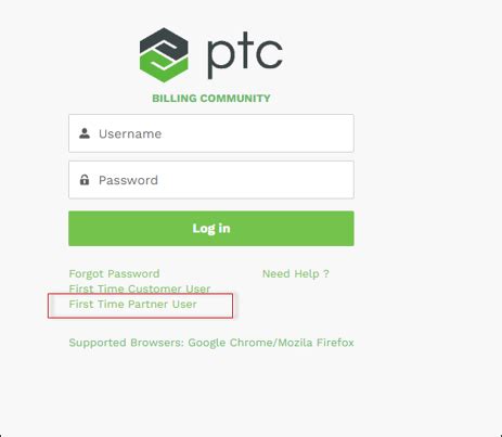 ptc log in portal