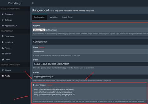 pterodactyl panel docker image