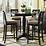 Home Styles Arts & Crafts 3 Piece Counter Height Pub Table Set Ebony