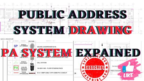Public Address System Drawing
