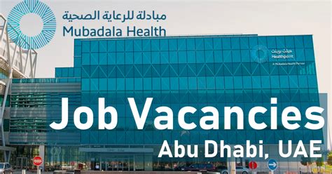 public health jobs abu dhabi