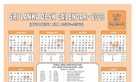 public holiday calendar 2023 sri lanka
