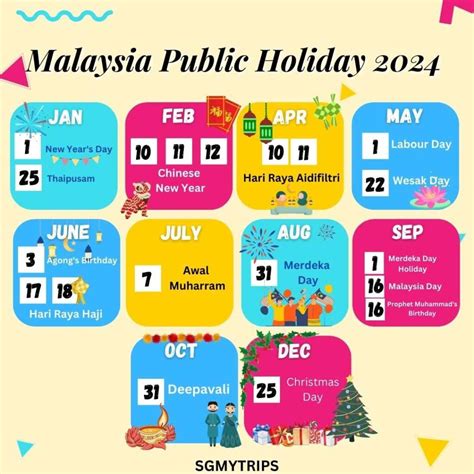 public holiday in malaysia
