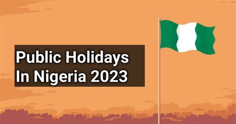 public holiday in nigeria 2023 significance