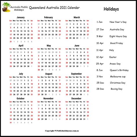 public holidays in qld 2021