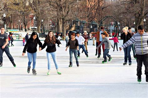 public ice skating in boston
