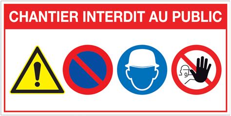 public interdit chantier au