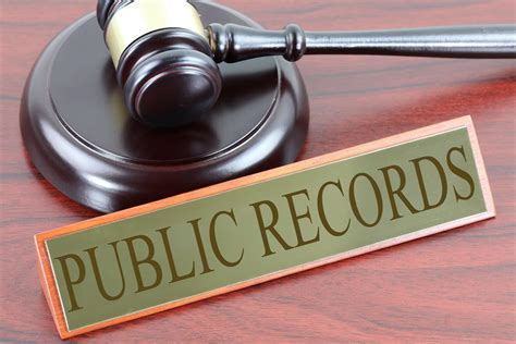 public record of court cases
