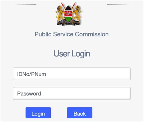 public service commission login kenya