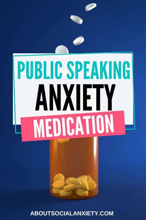 public speaking medication