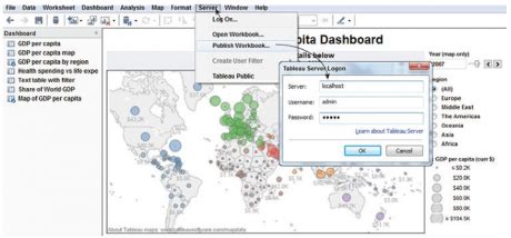 Publish Dashboard In Tableau Server