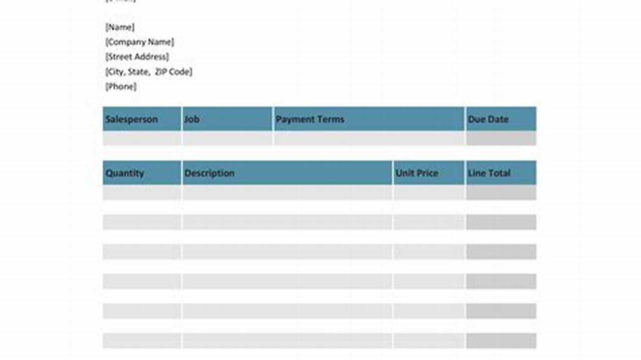 Publisher Invoice Template for Free: Invoicing Made Easy