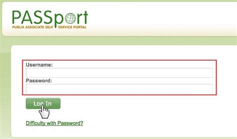 Publix Passport Login Help Log In/Account/Password