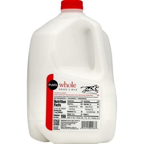 publix brand whole milk