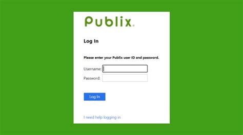 publix login