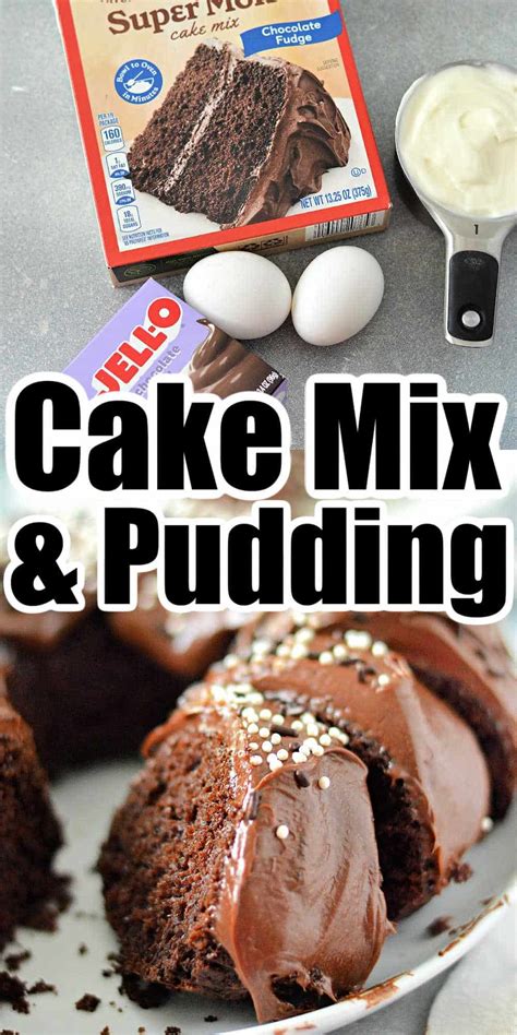 Pudding In Cake Mix