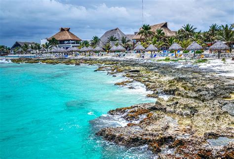 puerto costa maya beaches