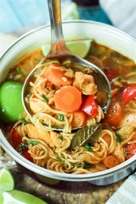 puerto rican chicken noodle soup recipe