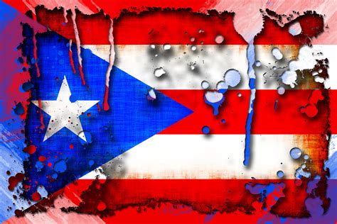 puerto rican flag art