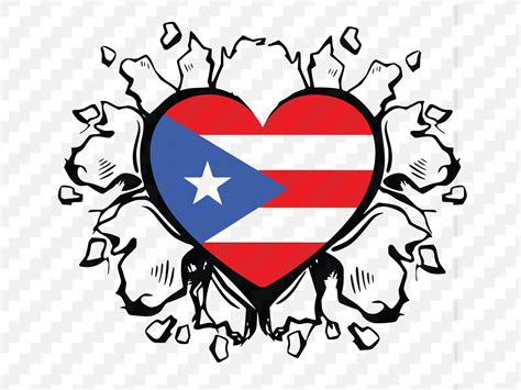 puerto rican flag artwork