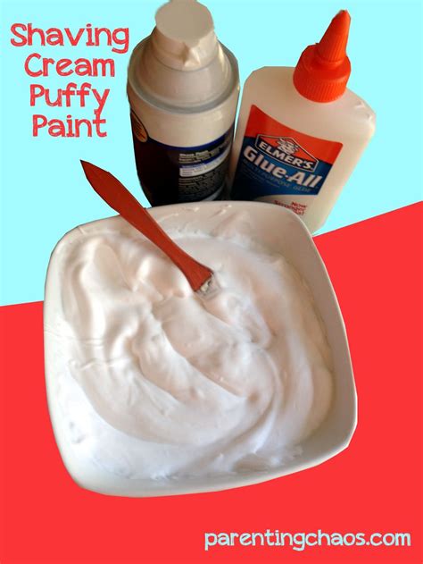 Homemade Puffy Paint Winter Crafts Classy Mommy
