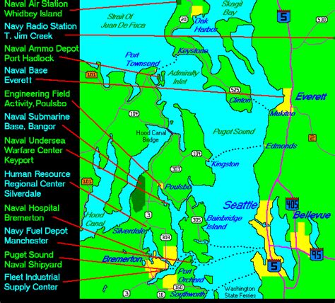 Puget Sound Naval Base Map