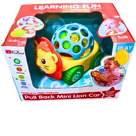 Pull Back Mini Lion Car