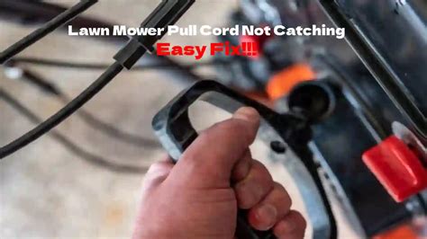 Pull Cord Not Catching