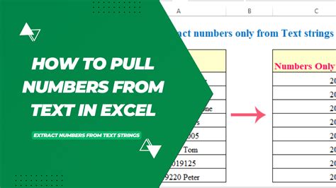 pull number from cell excel