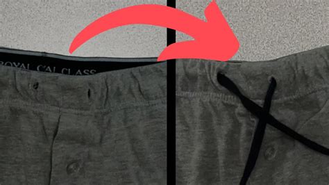 Pull String Through Sweatpants