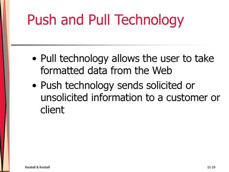 Pull Technology Examples