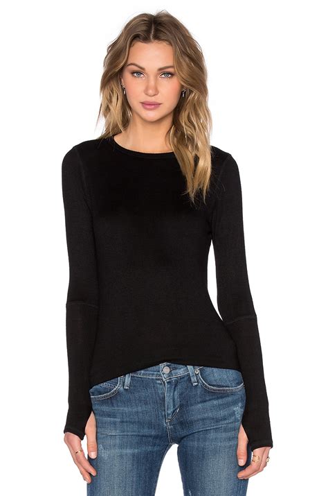[17 OFF] 2021 Pull Asymétrique Avec Trou De Pouce En Gris Foncé DressLily France