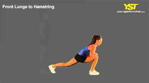 Pulled Hamstring Lunges