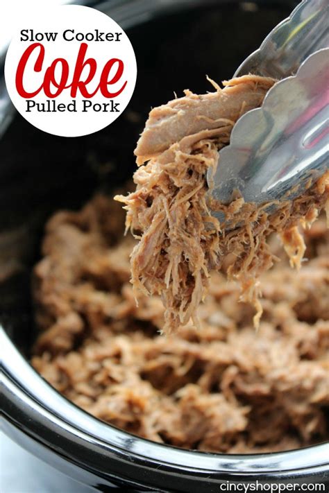 Pulled Pork In A Crock Pot With Coke