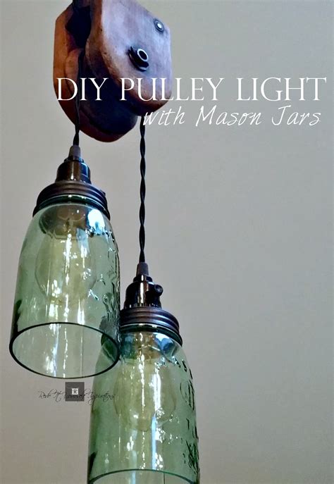 Pulley Light Fixture Diy