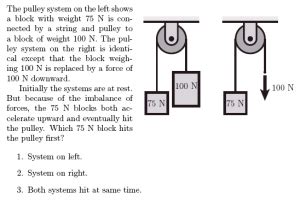 Pulley Sample Problems With Solutions