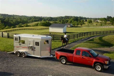 pulling a horse trailer