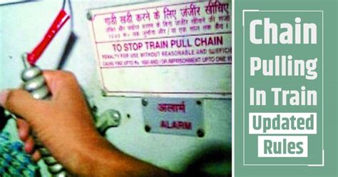 Pulling Chain In Train