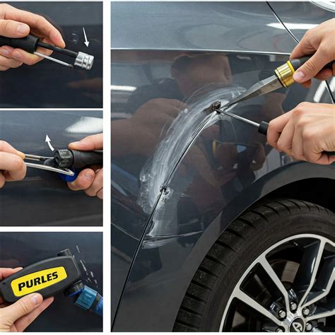 Pulling Quarter Panel Dent