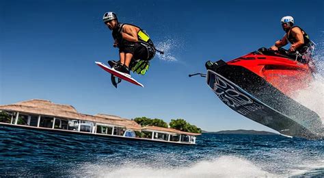 Pulling Wakeboard With Jet Ski
