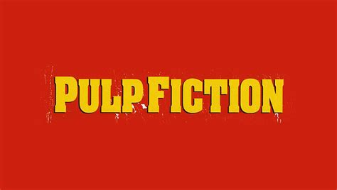 pulp fiction poster font