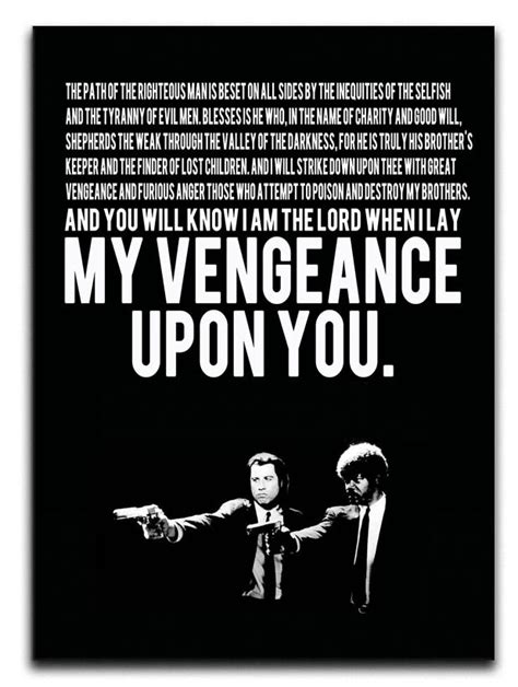 PULP FICTION JULES Quote Poster 12x18 Etsy Fiction quotes, Pulp