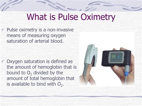 Pulse Of Oximetry Definition
