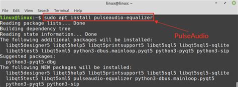 Pulseaudio Equalizer Linux Mint 20