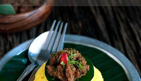 PULUT KUNING BERSAMA RENDANG DAGING | AIR TANGAN ZUHAIDA