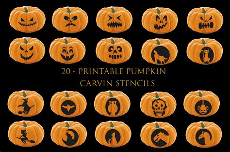 Pumkin Stencil Printable