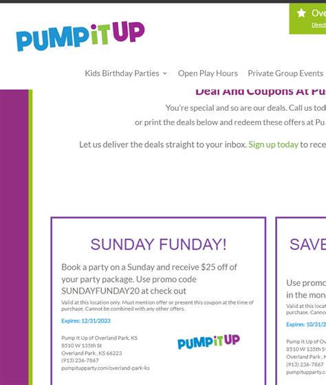 pump it up promo code