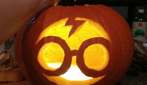Harry Potter Pumpkin from goodlassy on Instagram and other easy Pumpkin
