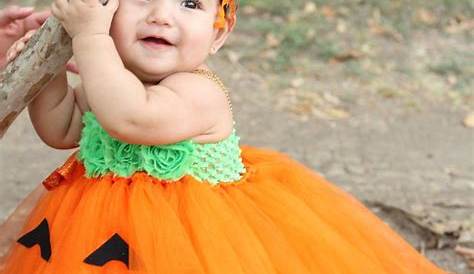 Pumpkin Halloween Costume Toddler Girl