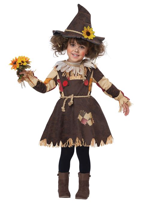 Straw Puppet Pumpkin Patch Scarecrow Dress Costume Halloween Toddler
